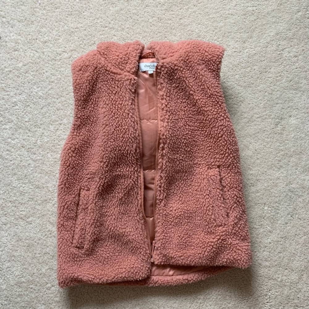 Charlotte Russe Sherpa Lined Hooded Vest